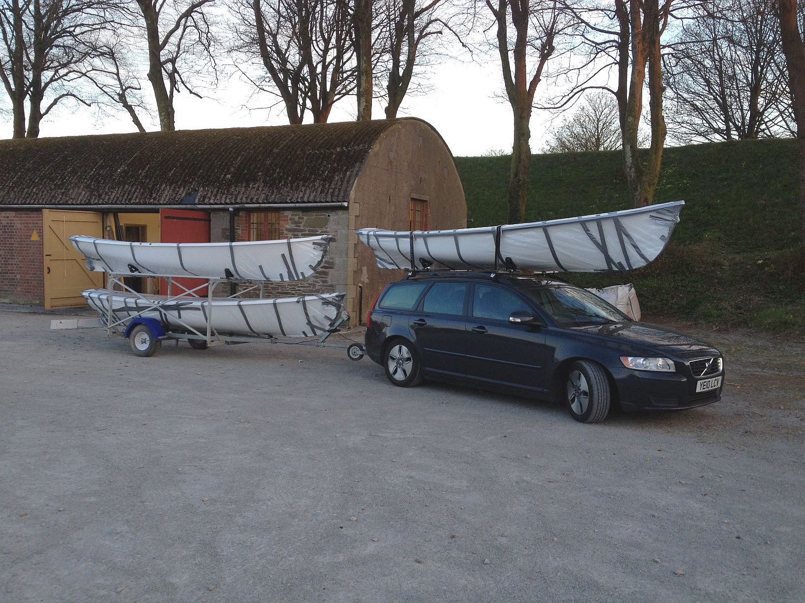 rowing boat roof rack